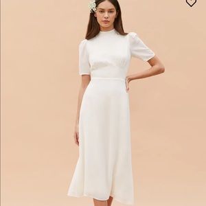 Reformation ivory dusk dress